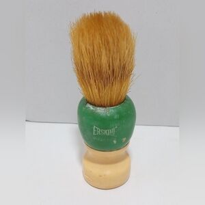 Vintage Erskine Shaving Brush #4267 Mens Shave Accessory Set In Rubber